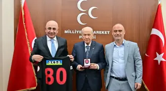 MHP Genel Başkanı Devlet Bahçeli, Fatih Karagümrük Spor Kulübü Başkanı Süleyman Hurma ile Görüştü