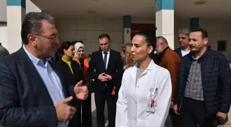AK Parti Milletvekili Hasan Çilez, Merzifon Kara Mustafa Paşa Devlet Hastanesi'ni ziyaret etti