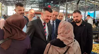 AK Parti Karabük Belediye Başkan Adayı Özkan Çetinkaya Ziyaretlerde Bulundu