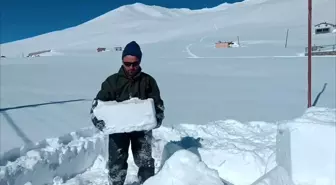 Erzurum'da 'Dağların Oğlu'ndan ikinci iglo