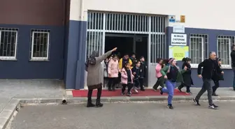 Samsun'da Cumhuriyet İlkokulu'nda tahliye tatbikatı gerçekleştirildi