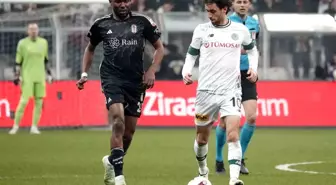 Beşiktaş, Ziraat Türkiye Kupası Çeyrek Finalinde Konyaspor'u 1-0 yendi