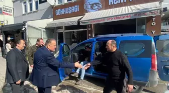 Bartın Belediye Başkanı Hüseyin Fahri Fırıncıoğlu, esnaf ziyaretinde bulundu