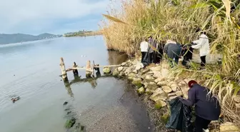 Fethiye'deki Kuş Cenneti'nde Çevre Temizliği Yapıldı