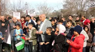 Siirt'te Sağlık Çalışanları İsrail'in Gazze'ye Saldırılarını Protesto Etti