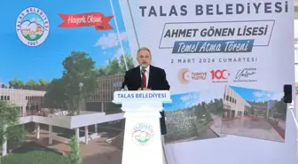 Ahmet Gönen Lisesi'nin temeli törenle atıldı