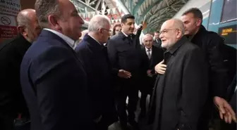 Saadet Partisi Genel Başkanı Temel Karamollaoğlu Yüksek Hızlı Treni Kullanarak Sivas'a Gitti