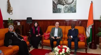 TBMM Başkanı Numan Kurtulmuş, Fildişi Sahili'ne resmi ziyaret gerçekleştirmek üzere Abdijan'a geldi