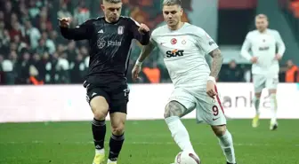 Beşiktaş, Galatasaray'a 1-0 mağlup oldu