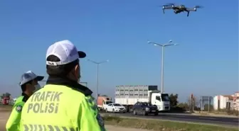 Bilecik'te Drone ile Yapılan Trafik Denetimlerinde Sürücülere 16 Bin 689 TL İdari Para Cezası Uygulandı