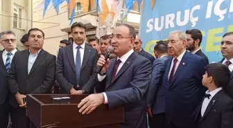 TBMM Başkanvekili Bekir Bozdağ, Suruç'ta seçim bürosu açılışına ve cami temel atma törenine katıldı