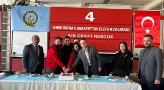 ARFF Memurları Günü Şırnak Şerafettin Elçi Havalimanı'nda kutlandı