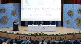 Bingöl Üniversitesi Öğrencilerle Söyleşi Paneli Düzenledi