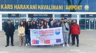 Kars'tan Erasmus+ Okul Eğitimi Akreditasyon Projesi kapsamında öğretmen ve öğrenciler Almanya'ya gitti