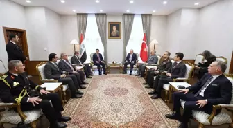 Milli Savunma Bakanı Yaşar Güler, Irak Ulusal Güvenlik Müsteşarı Kasım Araci'yi kabul etti