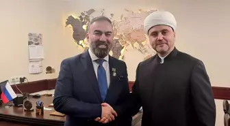 Rusya Müslümanları Dini İdaresi ve Rusya Müftüler Konseyi, Anadolu Ajansı'na ödül verdi