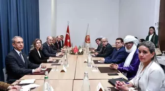 TBMM Başkanı Numan Kurtulmuş, Cezayir Ulusal Halk Meclisi Başkanı İbrahim Boughali ile bir araya geldi