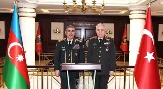 Genelkurmay Başkanı Orgeneral Metin Gürak, Azerbaycan Savunma Bakanı Orgeneral Zakir Hasanov'u ağırladı