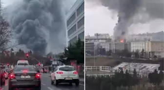 İTÜ'de yangın paniği! Dumanlar gökyüzünü kapladı