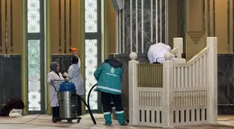 Taksim Camii Ramazan Hazırlıklarına Başladı