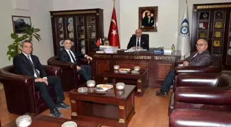 Erzurum Vergi Dairesi Başkanı, ETSO Başkanını ziyaret etti
