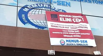 CHP Genel Başkanı Özgür Özel Bilecik'te Memur-Sen Protestosuyla Karşılaştı