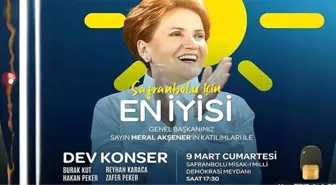 Meral Akşener, Hakan Peker'in konserine katılacak