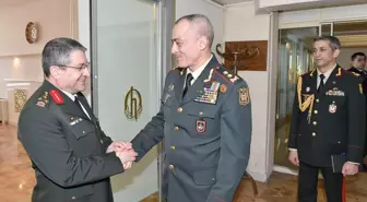 Kara Kuvvetleri Komutanı Orgeneral Selçuk Bayraktaroğlu, Azerbaycan Savunma Bakan Yardımcısı ve Kara Kuvvetleri Komutanı Hikmet Mirzayev ile bir araya geldi