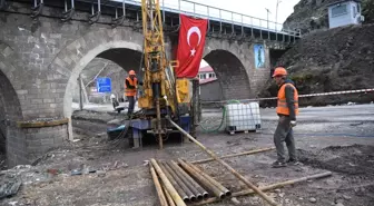 Tunceli'de depreme dayanıksız Mutu Köprüsü'nün yerine yeni köprü yapılıyor