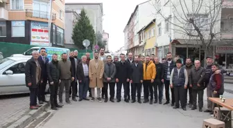 Cumhur İttifakı'nın AK Parti'den Derince Belediye Başkan adayı İbrahim Şirin, esnafa projelerini anlattı