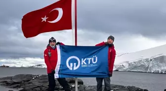 KTÜ öğretim üyeleri Antarktika Bilim Seferi'nden döndü