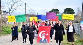 Samsun'da Kadınlar Günü için Farkındalık Yürüyüşü