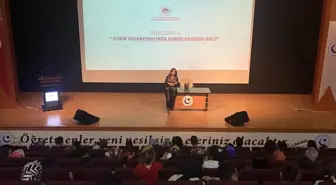 Eğitimci-Yazar Dilek Cesur'dan deprem sürecinde kadınların rolü konulu konferans