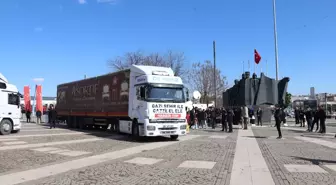 Gaziantep'ten Gazze'ye Gıda Yardımı Gönderildi