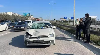 Gebze'de otomobilin çarptığı kadın ağır yaralandı
