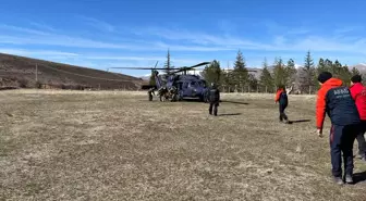 Alman turistlerle dağ kayağı yapan Türk rehberin cenazesi helikopterle alındı