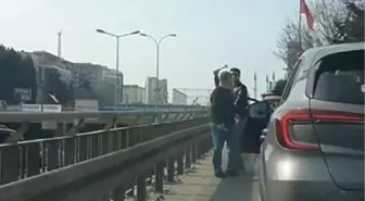 Beylikdüzü E-5 Karayolu'nda iftar saatinde trafikte kavga çıktı