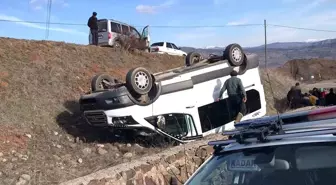 Giresun'da öğrenci servisi devrildi, 10 öğrenci ve sürücü yaralandı