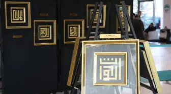 Kayseri Mesleki Eğitim ve Kültür AŞ (KAYMEK) Kursiyerlerinden Esma'ül-Hüsna Sergisi