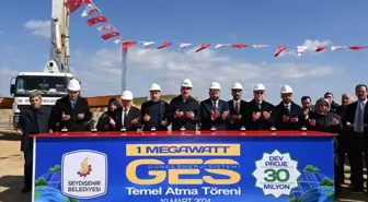 Seydişehir'e Güneş Enerji Sistemi Temeli Atıldı