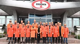 Karadeniz Ereğli Ticaret ve Sanayi Odası Üyeleri Erdemir'i Ziyaret Etti