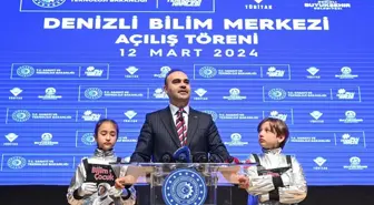 Sanayi ve Teknoloji Bakanı Mehmet Fatih Kacır, Denizli'de 11. bilim merkezini hizmete sundu