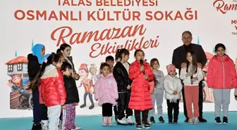 Talas Belediye Başkanı Ramazan Etkinliklerine Katıldı