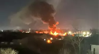 Ukrayna'nın İHA Saldırılarında 2 Enerji Tesisi Yanmaya Başladı