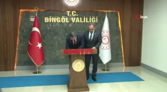 Cumhurbaşkanı Yardımcısı Yılmaz ile Hazine ve Maliye Bakanı Şimşek Bingöl'de