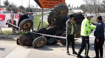 Adıyaman'da traktörle otomobil çarpıştı, 1 kişi ağır yaralandı