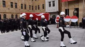 Şırnak'ta trafik kazasında şehit olan polis memuru için tören düzenlendi