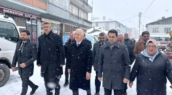 Ulaştırma Bakanı Ahmet Arslan Sarıkamış'ta Vatandaşlarla Buluştu