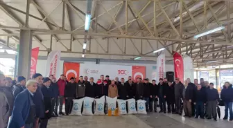 Harmancık'ta 8 Ton Aspir Tohumu Dağıtım Töreni Düzenlendi
