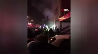 Maltepe'de korkutan iş yeri yangını